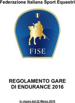Federazione Italiana Sport Equestri - REGOLAMENTO GARE DI ENDURANCE 2016 in vigore dal 22 Marzo 2016 - Fise Umbria
