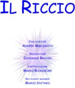 IL RICCIO GIOVANNI BAVUSO MARIO BUONOCORE MARCO SPATARO - ANDREA MIGLIACCIO - Mytha Hotel