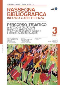 RASSEGNA BIBLIOGRAFICA - INFANZIA e ADOLESCENZA - Minori.it