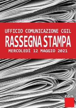 RASSEGNA STAMPA MERCOLEdì 12 MAGGIO 2021 - CGIL