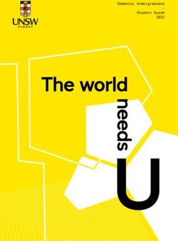 Domestic Undergraduate Student Guide 2022 - UNSW SYDNEY