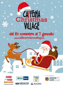 Dal 24 novembre al 7 gennaio - www.caffeinachristmasvillage.it - con il contributo di - Caffeina Christmas Village