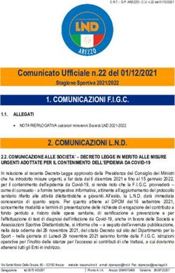 Comunicato Ufficiale n.22 del 01/12/2021 - FIGC Toscana