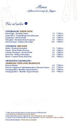 Vini al calice - Jigger Food and Cocktail Bar