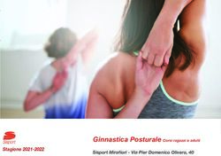 Sisport Stagione 2021-2022 - Ginnastica Posturale Corsi ragazzi e adulti