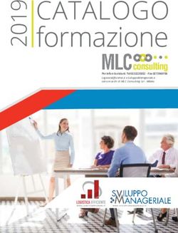 Formazione CATALOGO Per info e iscrizioni: Tel 0233220352 - Fax 0273960156 - Sviluppo manageriale