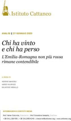 Chi ha vinto e chi ha perso - L'Emilia-Romagna non più rossa rimane contendibile - Istituto Cattaneo