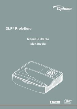 DLP Proiettore Manuale Utente Multimedia - Optoma