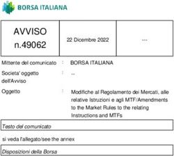 AVVISO n.49062 - Borsa Italiana