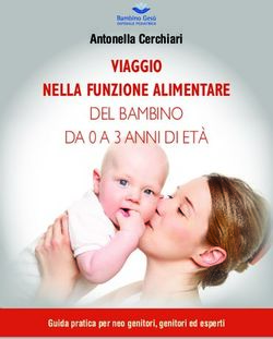 VIAGGIO NELLA FUNZIONE ALIMENTARE - DEL BAMBINO DA 0 A 3 ANNI DI ETÀ Antonella Cerchiari
