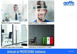 Articoli di PROTEZIONE Antivirus - Schermi Protettivi Trasparenti - Aeffe Desio