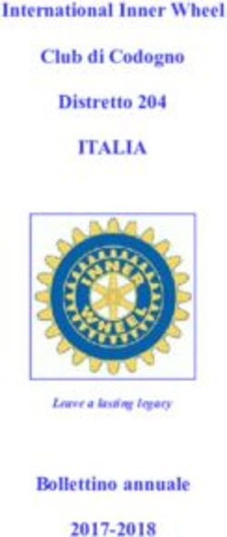 ITALIA International Inner Wheel Club di Codogno Distretto 204 - Bollettino annuale 2017-2018 Leave a lasting legacy