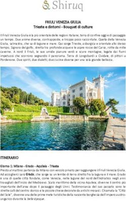 FRIULI VENEZIA GIULIA - Bouquet di culture