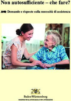 Non autosufficiente - che fare? - Domande e risposte sulla necessità di assistenza - Ministerium für ...