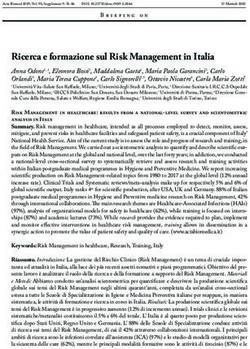 Ricerca e formazione sul Risk Management in Italia - Mattioli ...