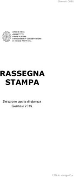 RASSEGNA STAMPA Selezione uscite di stampa Gennaio 2019 - Ordine Architetti Roma