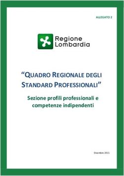 "QUADRO REGIONALE DEGLI STANDARD PROFESSIONALI" - Sezione profili professionali e competenze indipendenti - Capoverde
