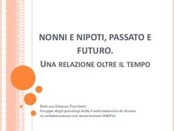 NONNI E NIPOTI, PASSATO E FUTURO - UNA RELAZIONE OLTRE IL TEMPO Dott.ssa Simona Turchetti Gruppo degli psicologi della Confcommerico di Arezzo in ...