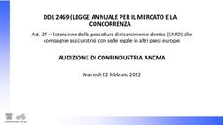 DDL 2469 LEGGE ANNUALE PER IL MERCATO E LA CONCORRENZA AUDIZIONE DI CONFINDUSTRIA ANCMA - Art. 27 - Estensione della procedura di risarcimento ...