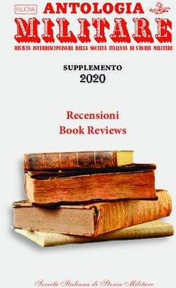 Recensioni Book Reviews - supplemento - Societ&agrave; Italiana di Storia Militare - Nuova Antologia Militare
