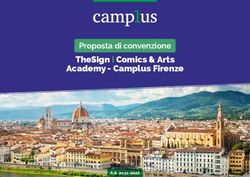Proposta di convenzione - TheSign l Comics & Arts Academy - Camplus Firenze - A.A. 2021-2022