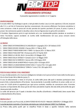 REGOLAMENTO UFFICIALE - Inbici Top Challenge