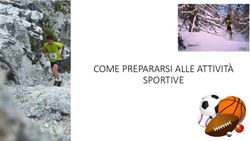 COME PREPARARSI ALLE ATTIVITÀ SPORTIVE - Farmacia Malpezzi