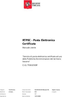 RTPEC - Posta Elettronica Certificata - Manuale utente "Servizio di posta elettronica certificata ad uso delle Pubbliche Amministrazioni del ...