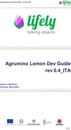 Agrumino Lemon Dev Guide rev 0.4_ITA - Autore: LifelyTeam Versione: Marzo 2021 - Agrumino Lemon Dev Guide - rev 0.4_ITA