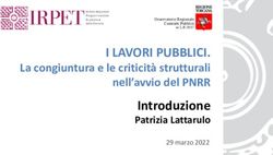 I LAVORI PUBBLICI. La congiuntura e le criticit&agrave; strutturali nell'avvio del PNRR
