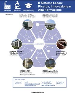 Il Sistema Lecco: Ricerca, Innovazione e Alta Formazione - 24 Nov 2016