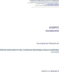 ALLEGATO E POLIZZA GARANZIA SANITARIA - Consiglio ...