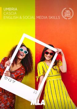 UMBRIA CASCIA ENGLISH & SOCIAL MEDIA SKILLS - MLA