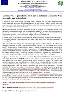 MINISTERO DELL'ISTRUZIONE - Istituto Comprensivo