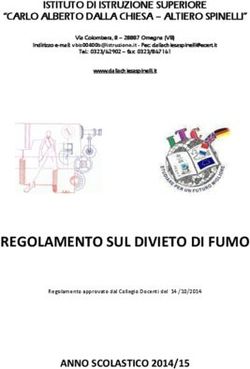 REGOLAMENTO SUL DIVIETO DI FUMO