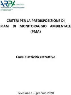 CRITERI PER LA PREDISPOSIZIONE DI PIANI DI MONITORAGGIO AMBIENTALE (PMA) - Cave e attività estrattive Revisione 1 - gennaio 2020 - ARPA Lombardia