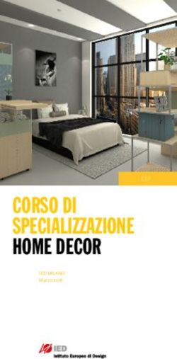 CORSO DI SPECIALIZZAZIONE HOME DECOR - Teatro Brancaccio