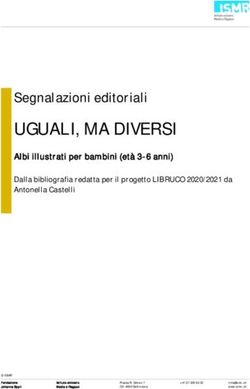 UGUALI, MA DIVERSI Segnalazioni editoriali - Istituto svizzero Media e Ragazzi