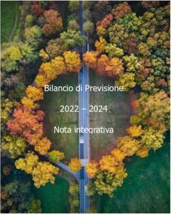 Bilancio di Previsione 2022 - 2024 Nota integrativa