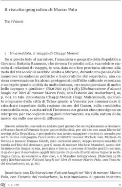 Il riscatto geografico di Marco Polo