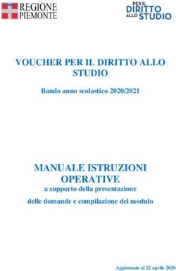 MANUALE ISTRUZIONI OPERATIVE - VOUCHER PER IL DIRITTO ALLO STUDIO Bando anno scolastico 2020/2021 - Assegni-Studio-2020-2021 ...