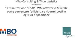 Mbo Consulting & Thun Logistics " Ottimizzazione di SAP EWM attraverso Minitab: come aumentare l'efficienza e ridurre i costi in logistica e ...