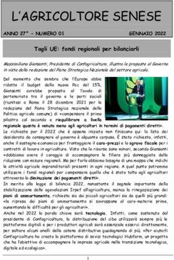 L'AGRICOLTORE SENESE - Confagricoltura Siena