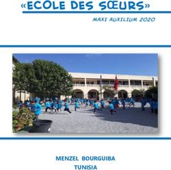 "ECOLE DES S&OElig;URS" - MENZEL BOURGUIBA TUNISIA - MAXI AUXILIUM 2020