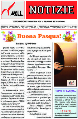 Buona Pasqua! Pasqua: Speravamo