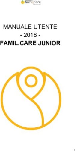 FAMIL.CARE JUNIOR MANUALE UTENTE 2018