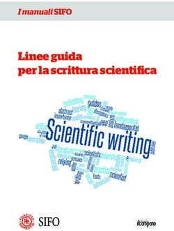 Linee guida per la scrittura scientifica - I manuali SIFO