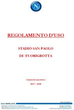 REGOLAMENTO D'USO STADIO SAN PAOLO DI FUORIGROTTA 2017/ 2018 - Listicket