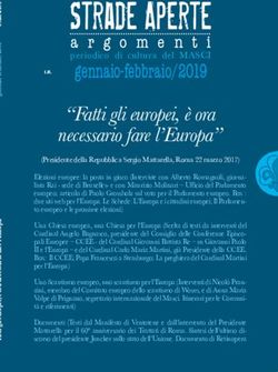 Gennaio-febbraio/2019 - "Fatti gli europei, è ora necessario fare l'Europa" - Masci