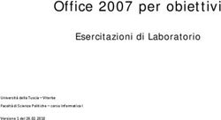 Office 2007 per obiettivi - Esercitazioni di Laboratorio Università della Tuscia - Viterbo
